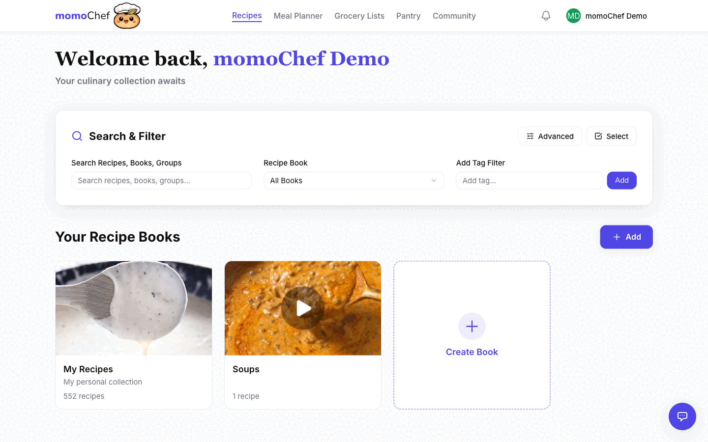 Web app dashboard